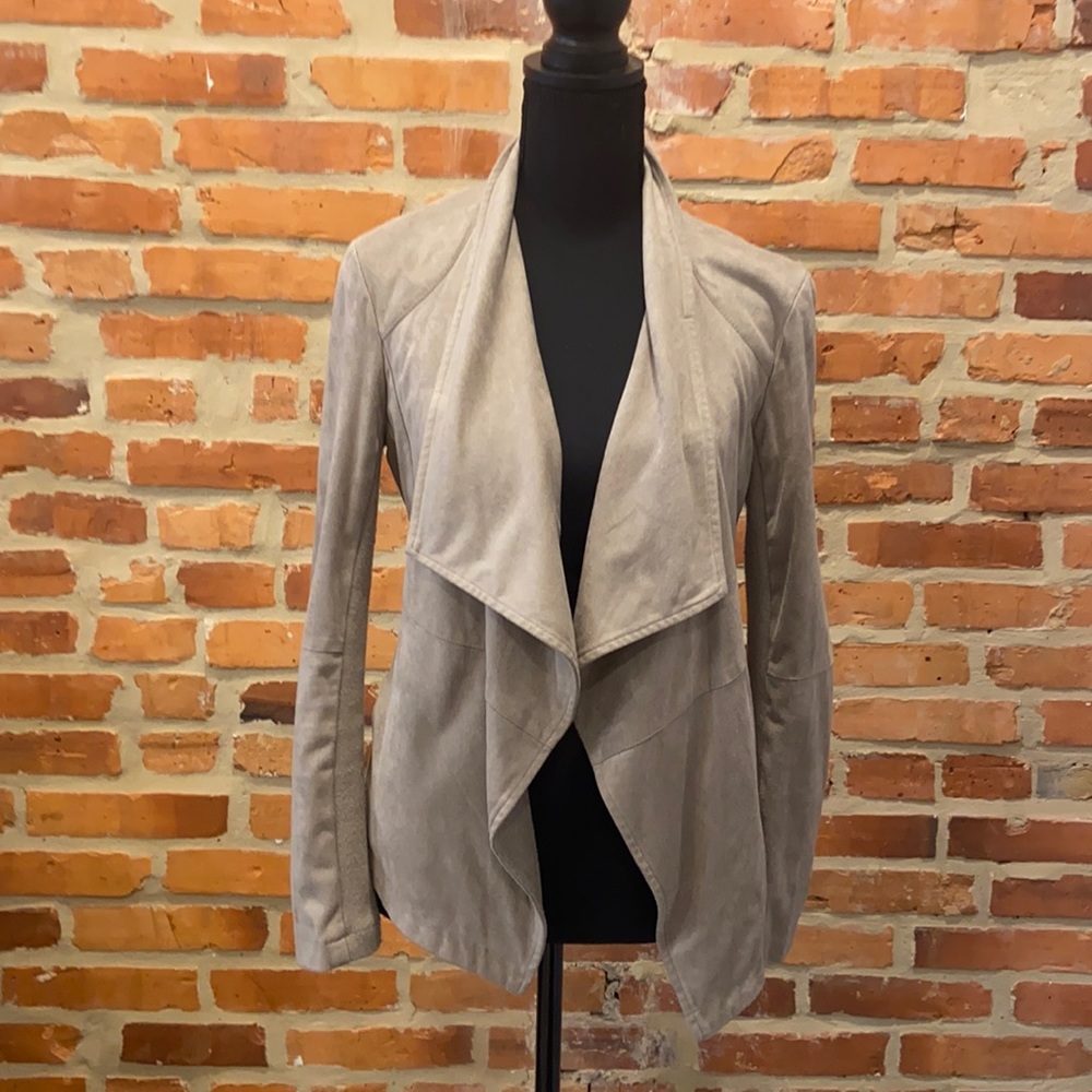 Tan Suede Crop Jacket